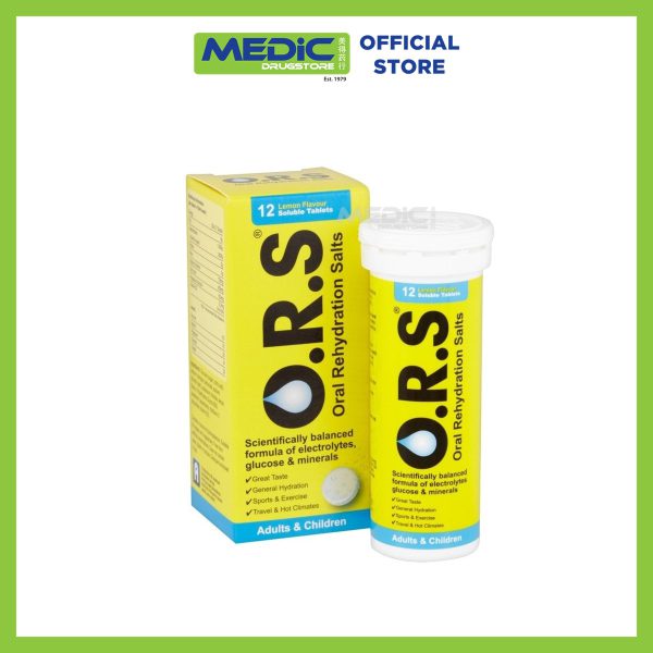 O.R.S Hydration Lemon Tablets 12s