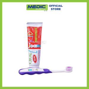 Oral7 Kids Toothpaste 50Ml + Free Toothbrush Inside