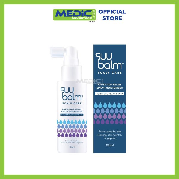 Suu Balm Rapid Itch Relief Scalp Spray Moisturiser 100ml