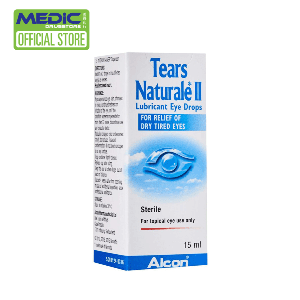 Alcon Tears Naturale Ii Lubricant Eye Drops 15ml