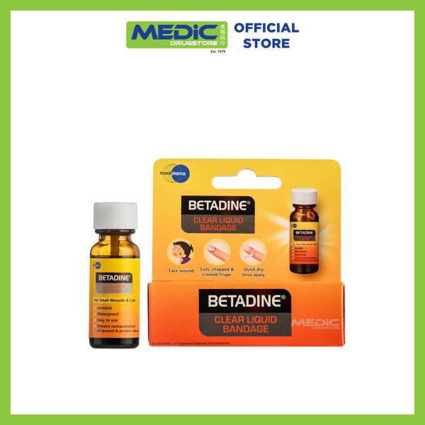 Betadine Clear Liquid Bandage 8g