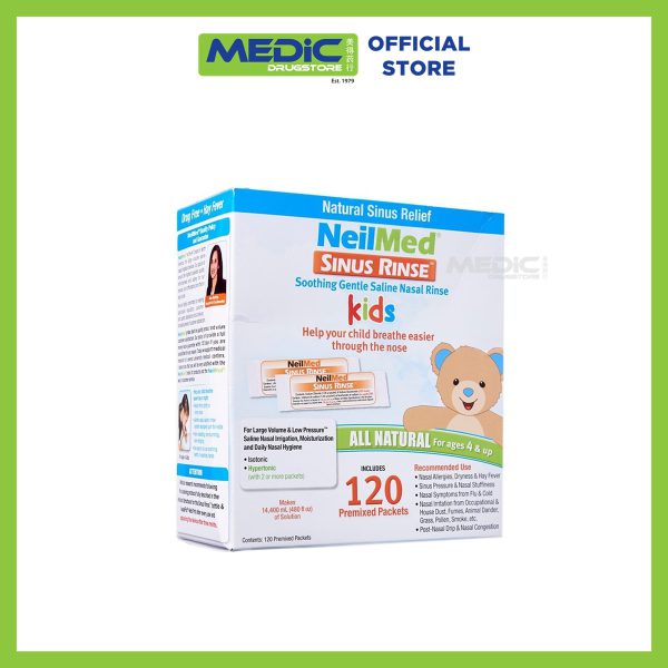 NeilMed Sinus Rinse Pediatric Mixture Sachets 120s