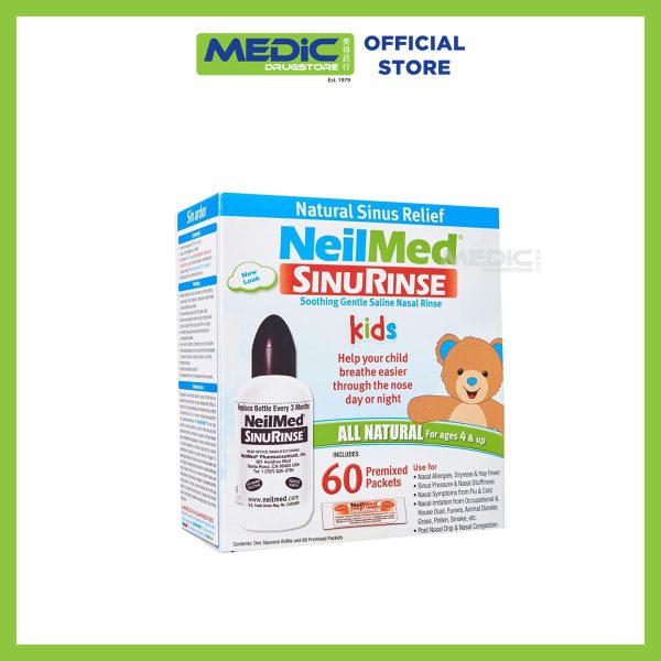 NeilMed Sinus Rinse Pediatric Kit + 60s