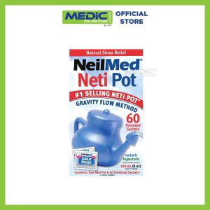 NeilMed Nasaflo Neti Pot With 60s