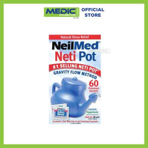 NeilMed Nasaflo Neti Pot With 60s