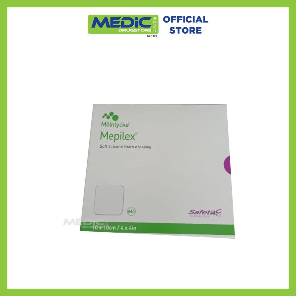 Mepilex Soft Silicone Foam Dressing 10 x 10cm 5s