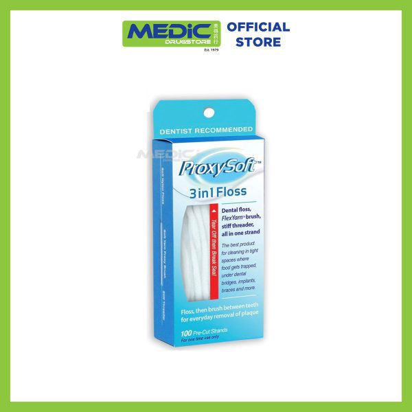 Proxysoft 3 in 1 floss 100s