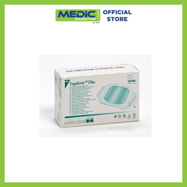 3M Tegaderm Film Ref 1624W 6x7cm 100s