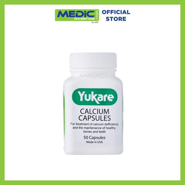 Yukare Calcium Capsules High Potency 50s