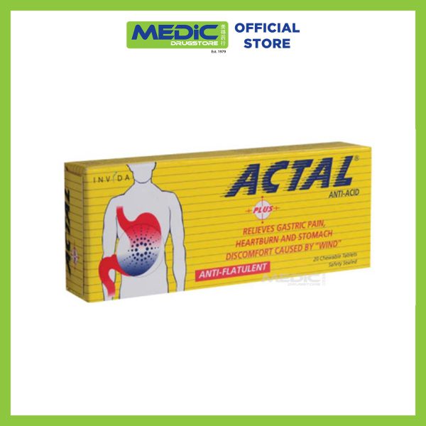 Actal Plus Tablets 20s