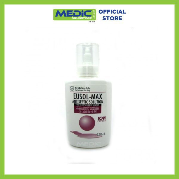 ICM Pharma Eusol-Max Antiseptic Solution 120Ml