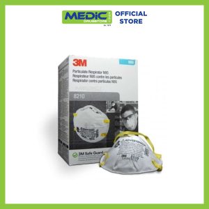 3M Particulate Respirator 8210 N95 Mask Case