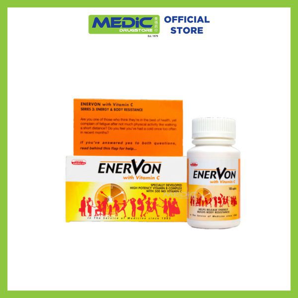 Enervon With Vitamin C 100 Caplets