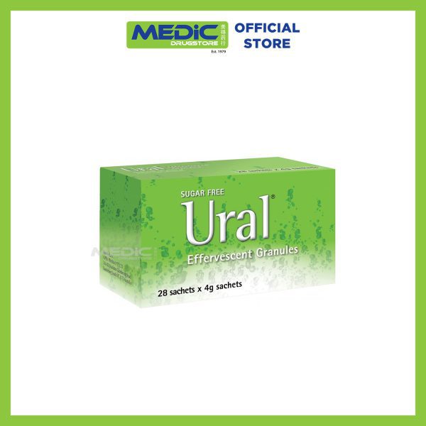 Ural Effervescent Granules Sugar Free 4g x 28s