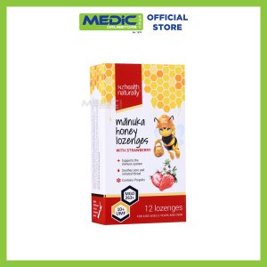 NZ Health Naturally Manuka Honey UMF10+ Lozenges for Kids(strawberry)