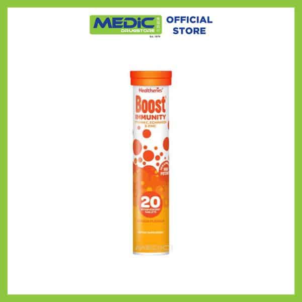Healtheries Boost Immunity Vit C, Echinacea & Zinc Orange 20s
