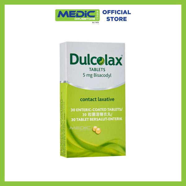 Dulcolax Laxative Tablets 5Mg Bisacodyl 30S