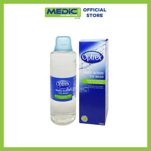 Optrex Multi Action Eye Wash for Tired Uncomfortable Irritated Eyes 300 ML