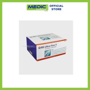 BD Ultra-Fine II Short Needle Insulin Syringe 1mL 0.30mm REF 328818 - Case