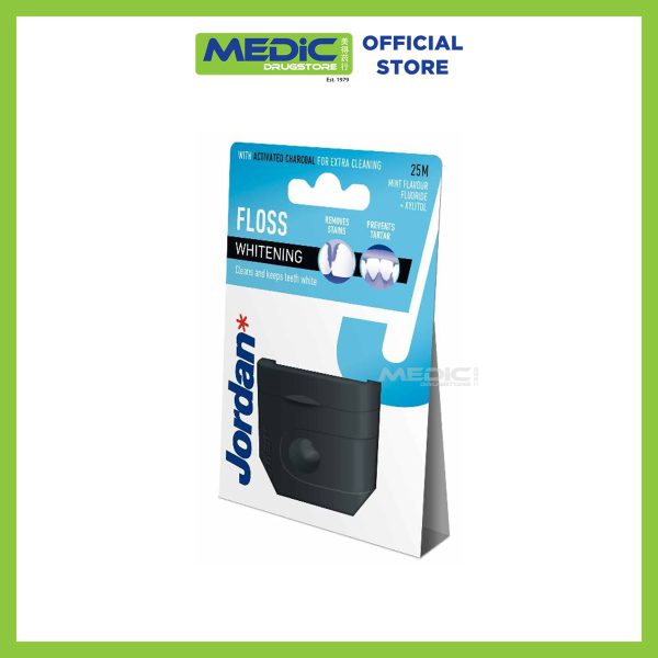 Jordan Expert White Stain Removal Dental Floss 25M