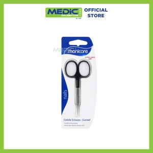 Manicare Extra Large Grip Cuticle Scissors - Curved