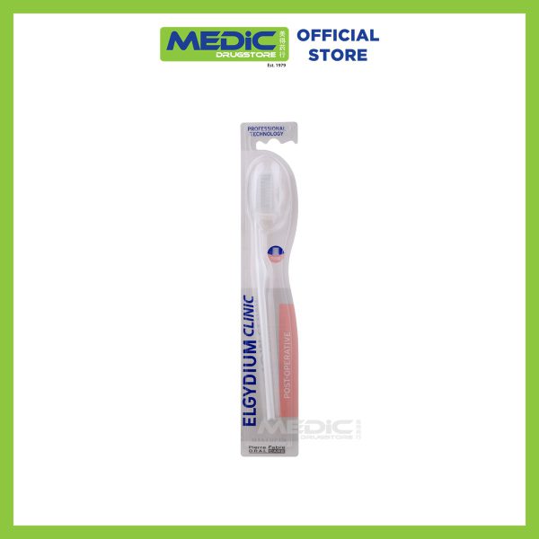 Elgydium Clinic 7/100 Post Operative - White Toothbrush