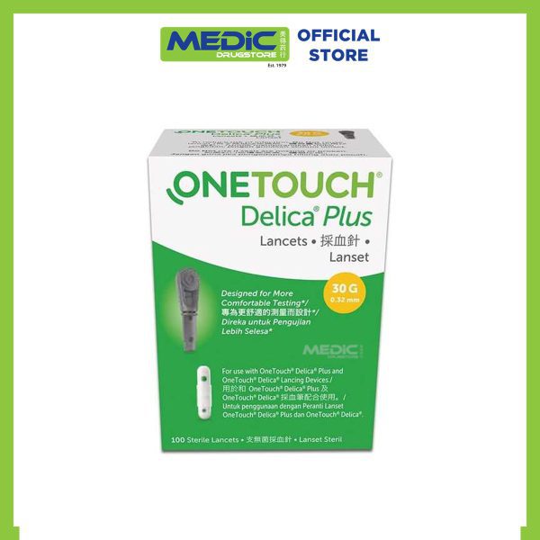 OneTouch Delica Plus Lancets 100s
