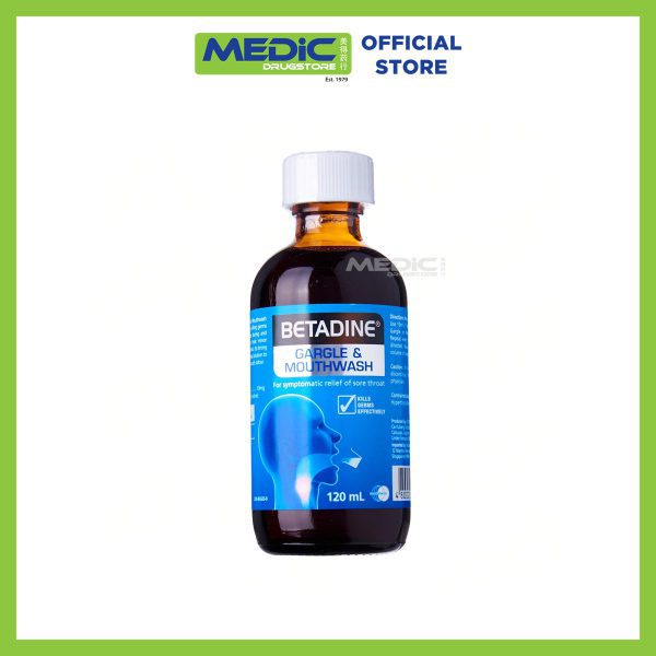 Betadine Gargle And Mouthwash 120 ML