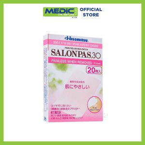 Salonpas 30 Patch (Painless Removal) - 20 Sheets