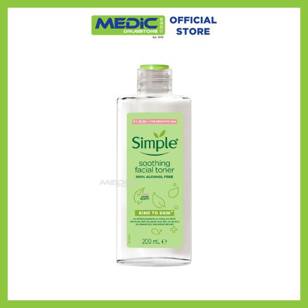 Simple Soothing Facial Toner Alcohol Free 200ml
