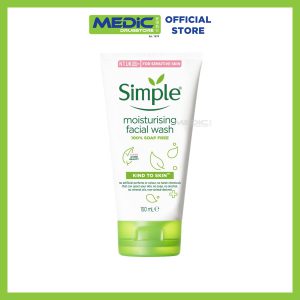 Simple Moisturising Facial Wash Soap Free 150ml