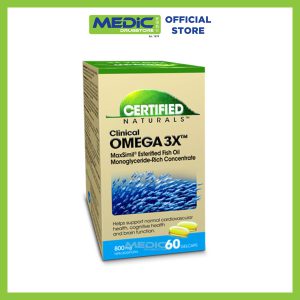 Certified Naturals Omega 3x Capsules 60s