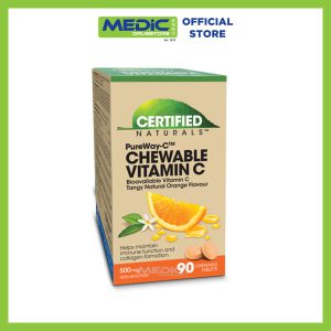 Certified Naturals Pureway-C Chewable Vitamin C 500mg 90s