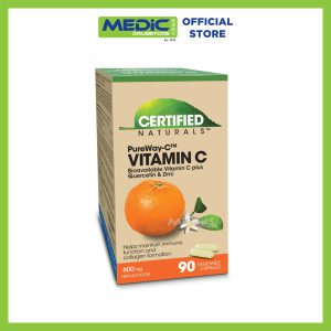 Certified Naturals Pureway-C Vitamin C Capsules 600mg 90s