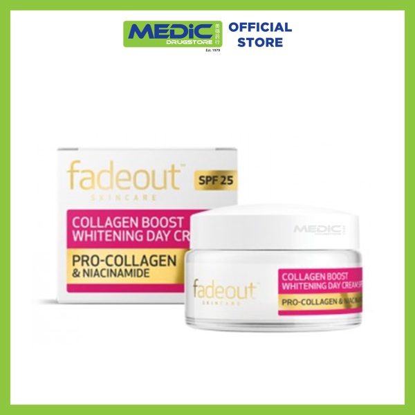Fadeout Skincare SPF 25 Collagen Boost Whitening Day Cream 50ml
