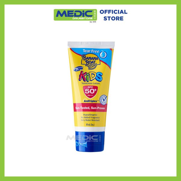 Banana Boat Sunscreen Lotion for Kids Spf 50+ 90ml