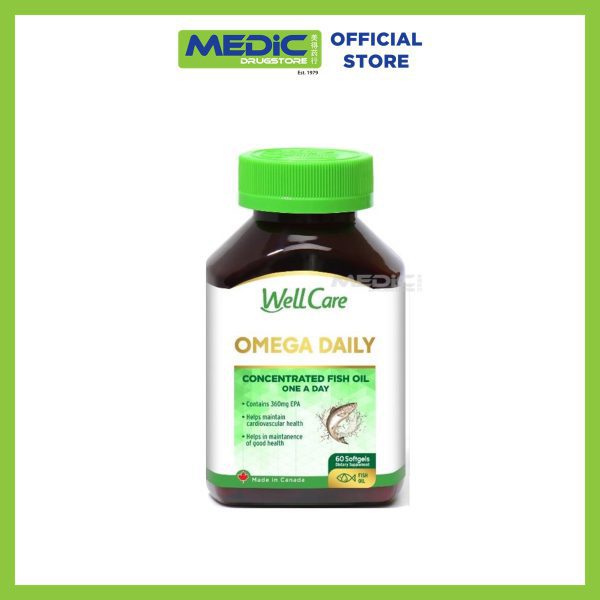 WellCare Omega Daily Concentrated Fish Oil 60s
