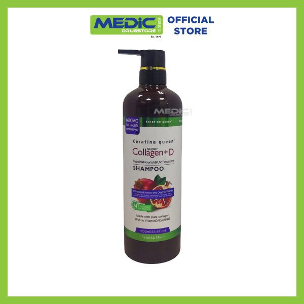 Keratine Queen Super Collagen + D Shampoo 750ml