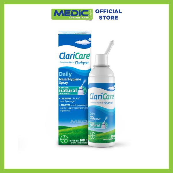 ClariCare Daily Nasal Hygiene Spray 100 ML