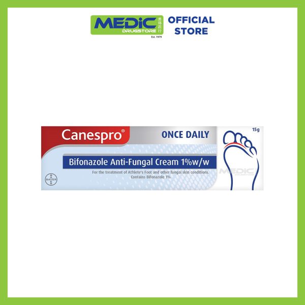 Canespro Bifonazole Anti-Fungal Cream 1%w/w 15g