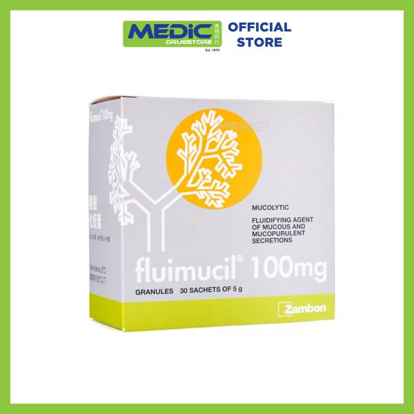 Fluimucil 100mg Granules (5g x 30S)