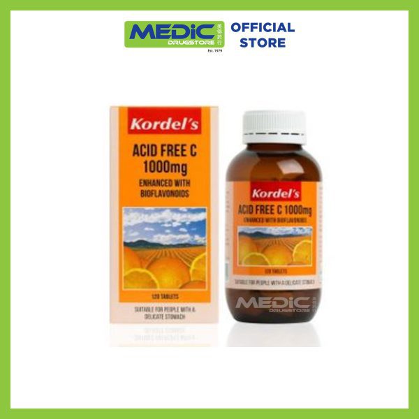 KORDELS ACID FREE C 1000 mg 120s