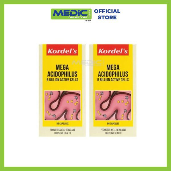 KORDELS MEGA ACIDOPHILUS 2X50S