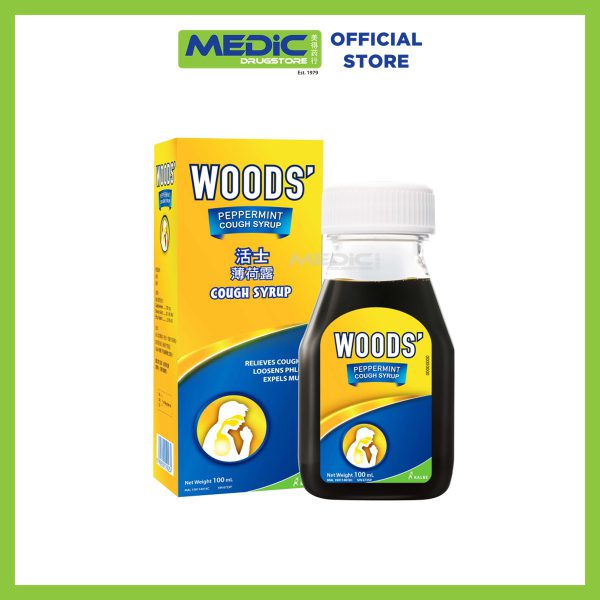 Woods Peppermint Cough Syrup Adult 100Ml