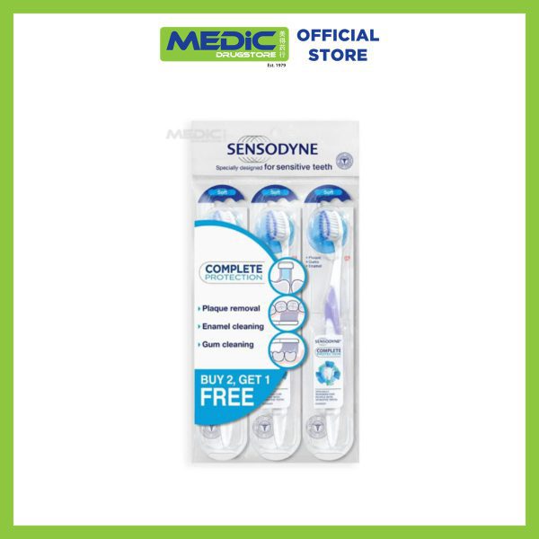 Sensodyne Complete Protection Toothbrush 2+1 pcs