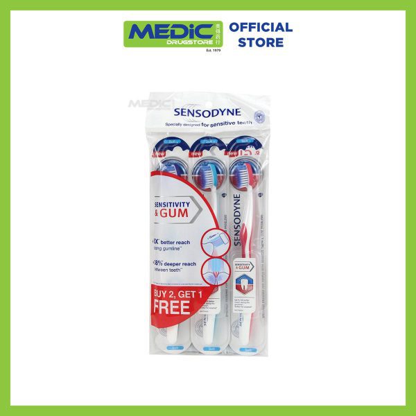 Sensodyne Sensitivity & Gum Toothbrush 2+1 pcs