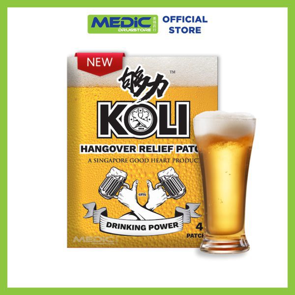 Koli Hangover Relief Patch 4S