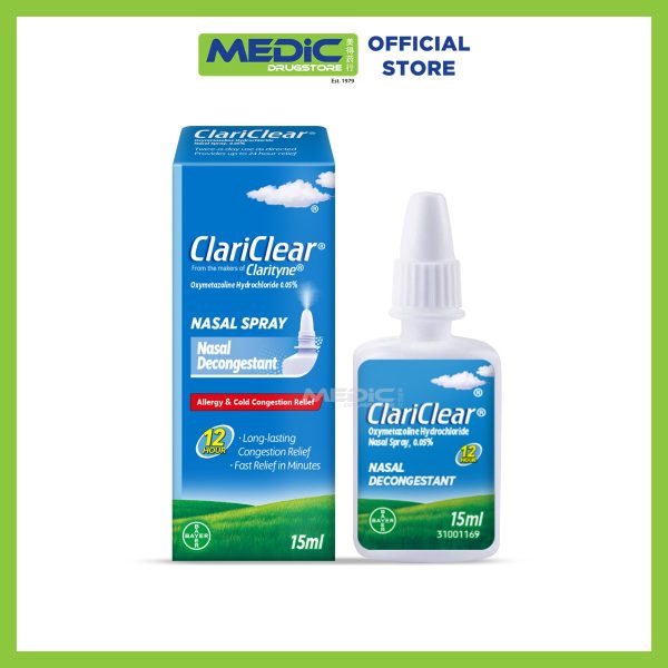 ClariClear Nasal Congestion Relief Spray 15ml