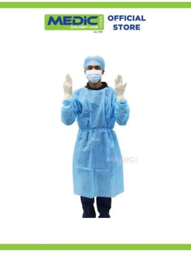 Assure Isolation Gown Blue, 115cm X 137cm,30gsm Carton