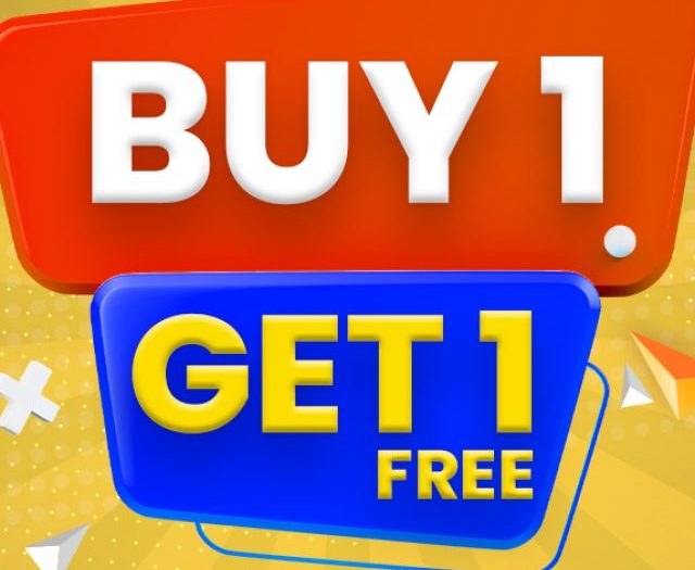 Buy 1 Get 1 Free